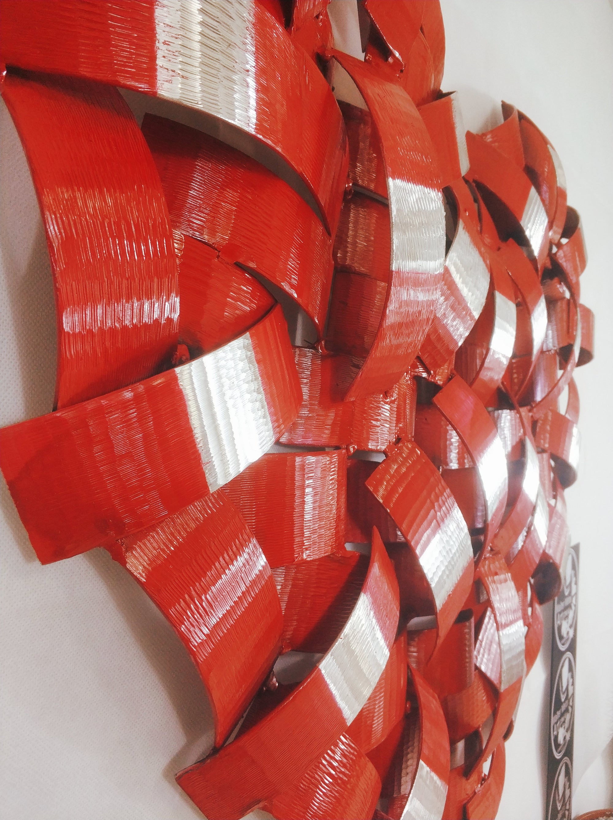 Heart of Hearts Metal Wall Art, Aluminum Decor