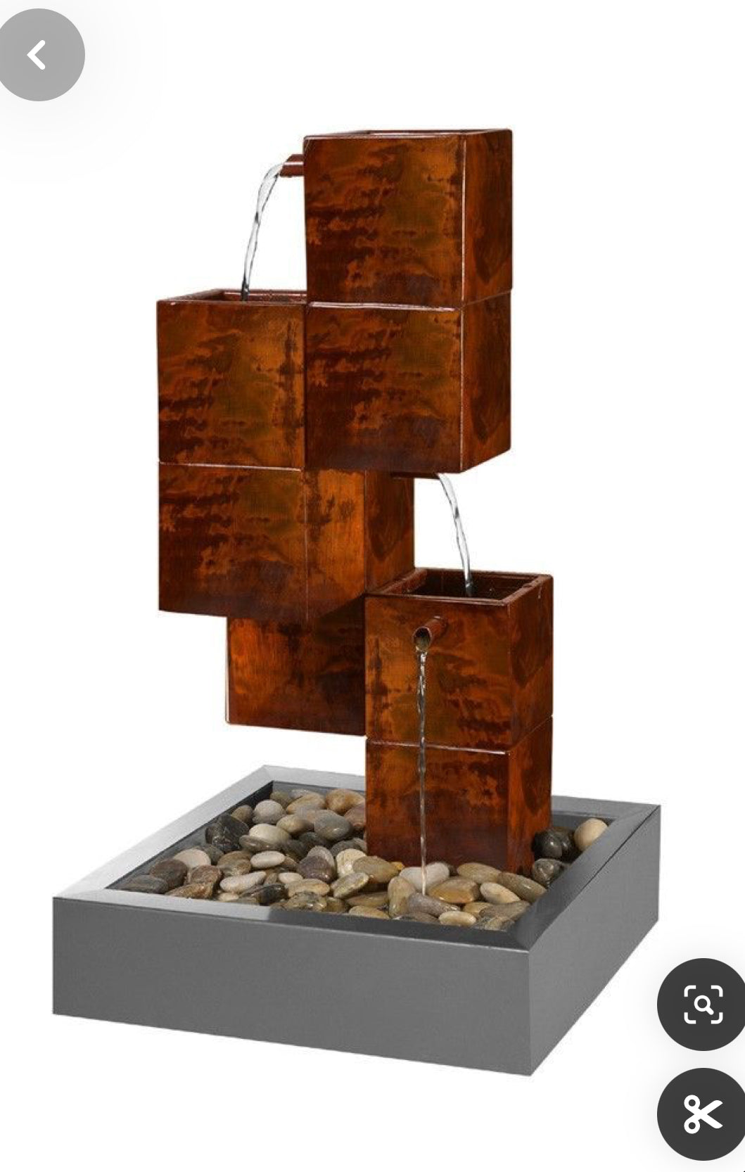 Cascading Waterfall Outdoor Fountain