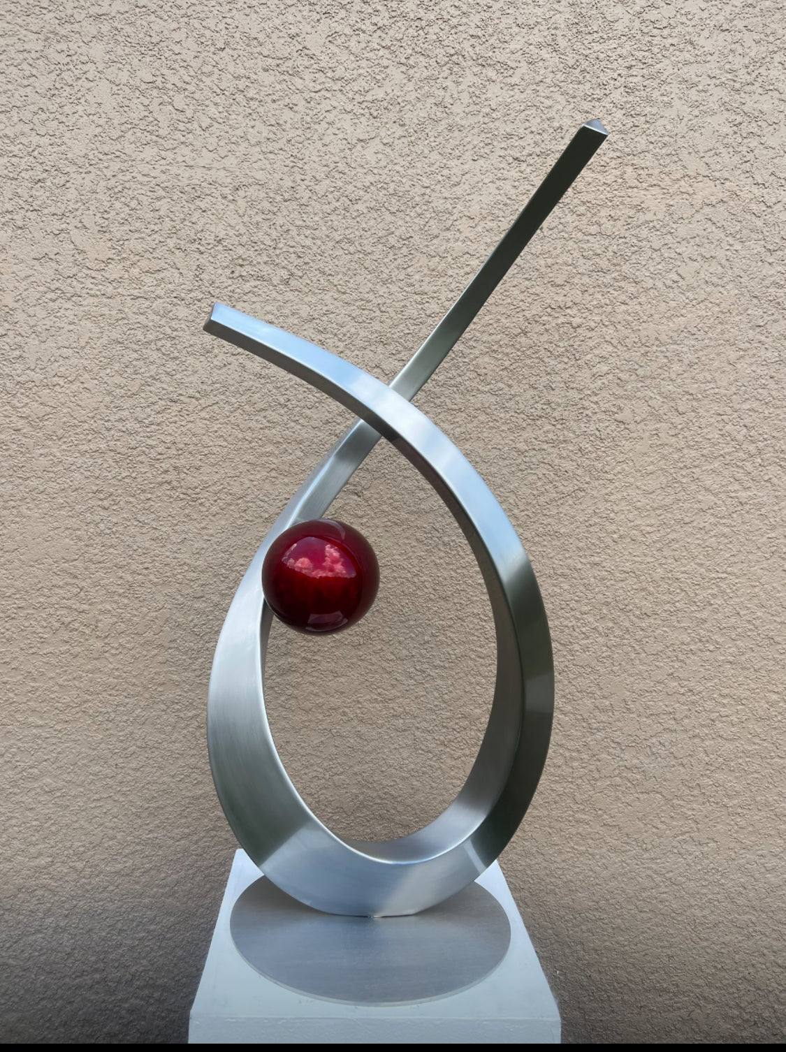 Large Abstract Sculpture,Garden Statue, Metal art, High Polished Stainless Steel Artwork
