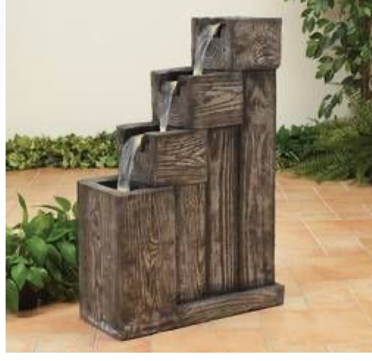 Cascading Waterfall Outdoor Fountain