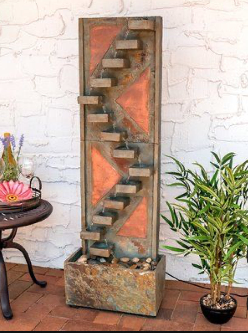 Cascading Waterfall Outdoor Fountain