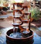 Cascading Waterfall Outdoor Fountain