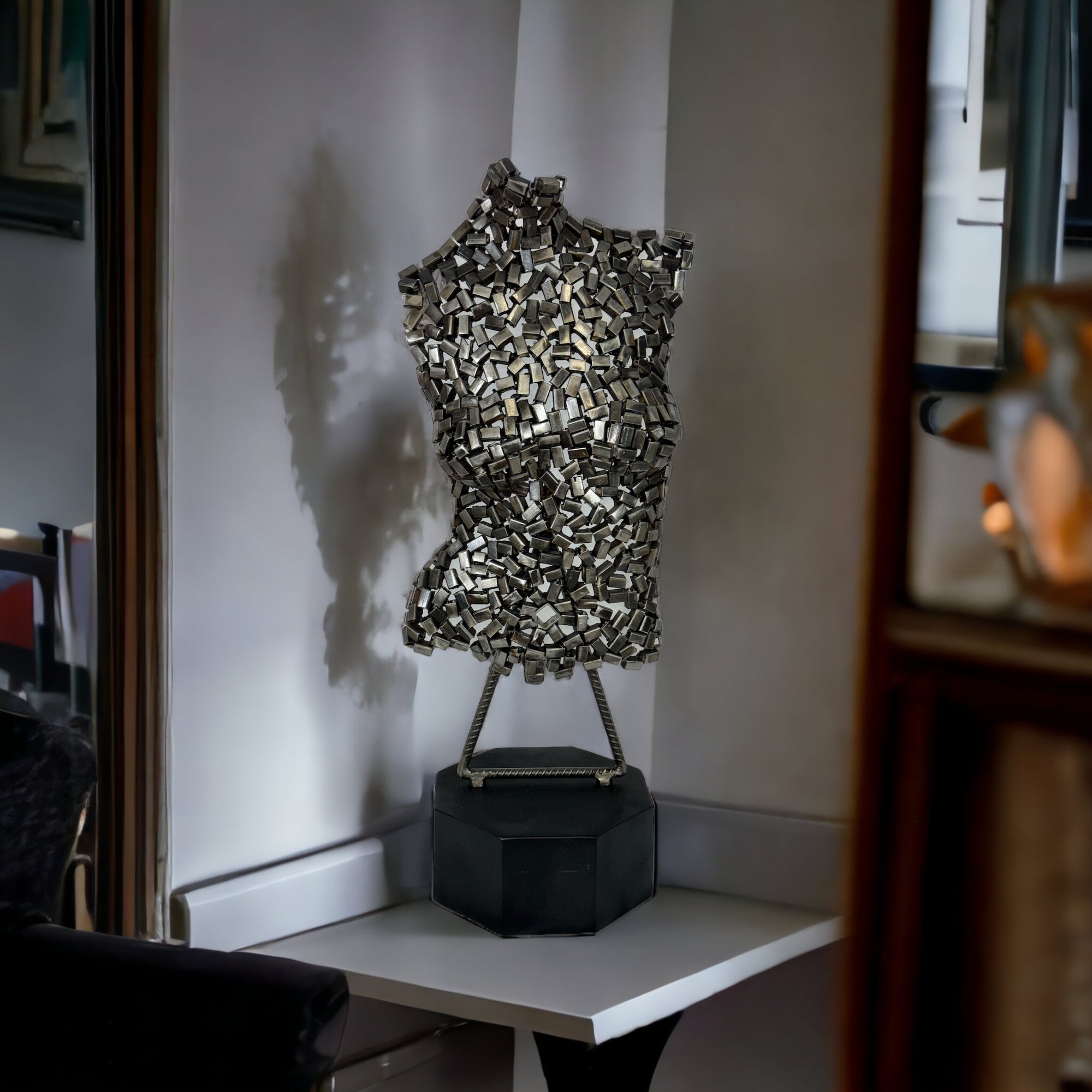 abstract metal garden sculptures