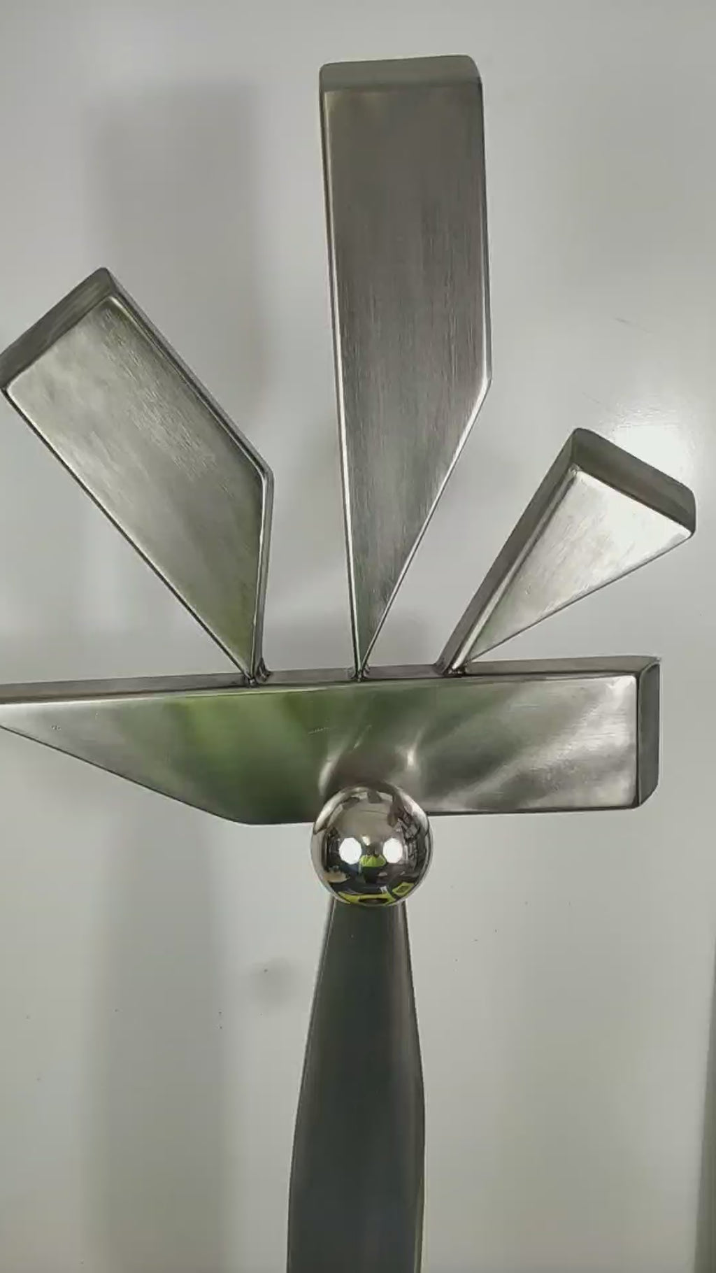 Minimalist Sculpture Links / Stainless Steel / Mirror Polished / Cityscapes / Architectural / Geometric / Abstract / Art Object / Chaupin /¨Symbolic "