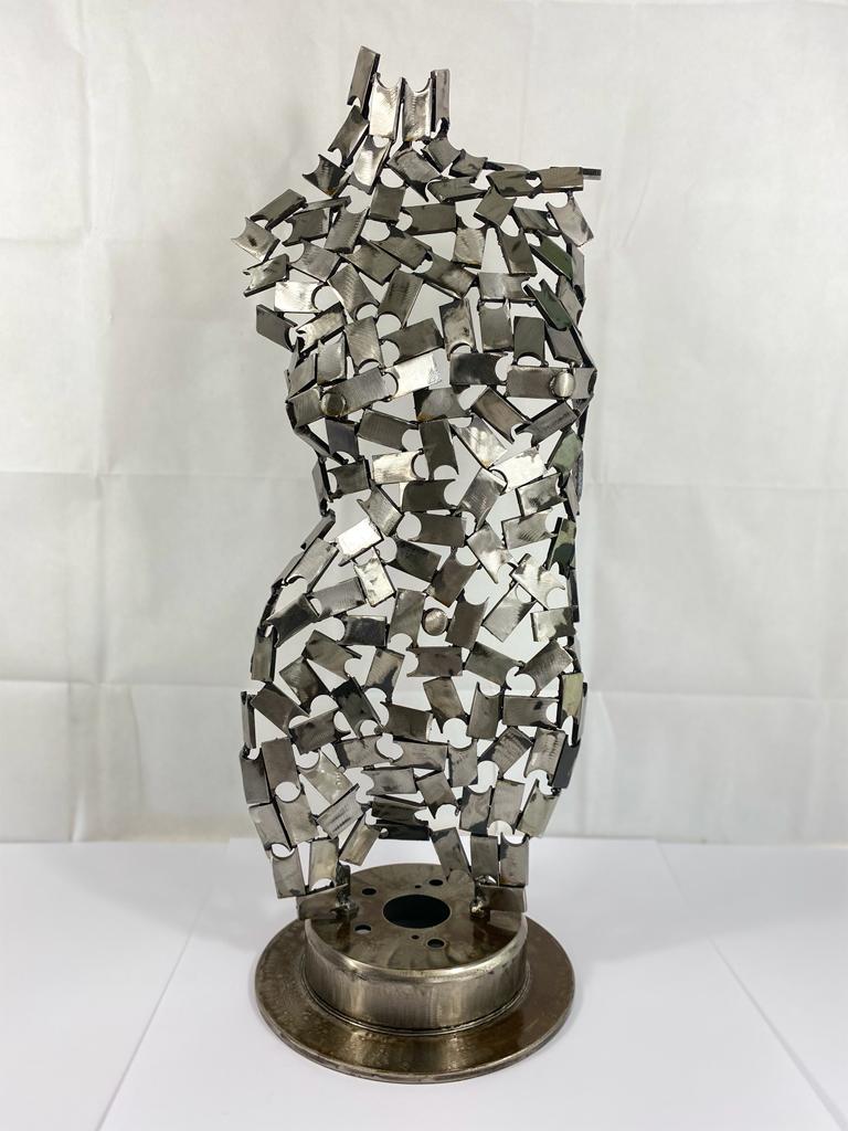 Aphrodite Statue , Metal Sculpture, Female Body, Metal Female Art Sculpture