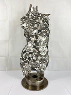 Aphrodite Statue , Metal Sculpture, Female Body, Metal Female Art Sculpture