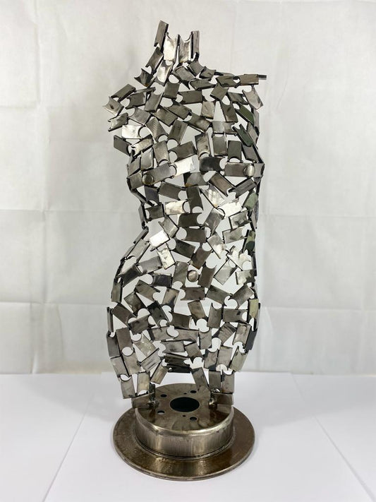 Aphrodite Statue , Metal Sculpture, Female Body, Metal Female Art Sculpture