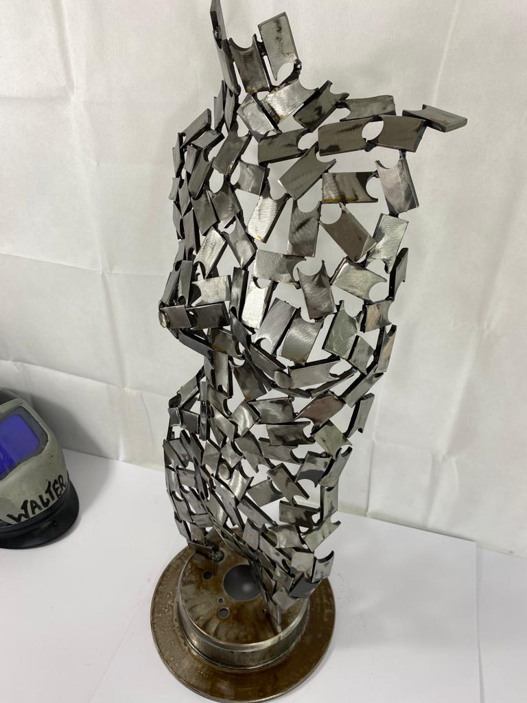 Aphrodite Statue , Metal Sculpture, Female Body, Metal Female Art Sculpture