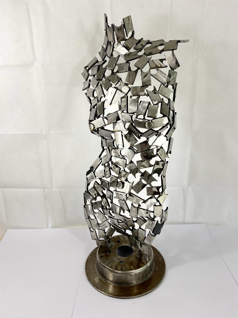 Aphrodite Statue , Metal Sculpture, Female Body, Metal Female Art Sculpture