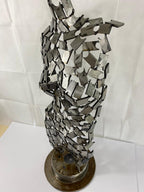 Aphrodite Statue , Metal Sculpture, Female Body, Metal Female Art Sculpture
