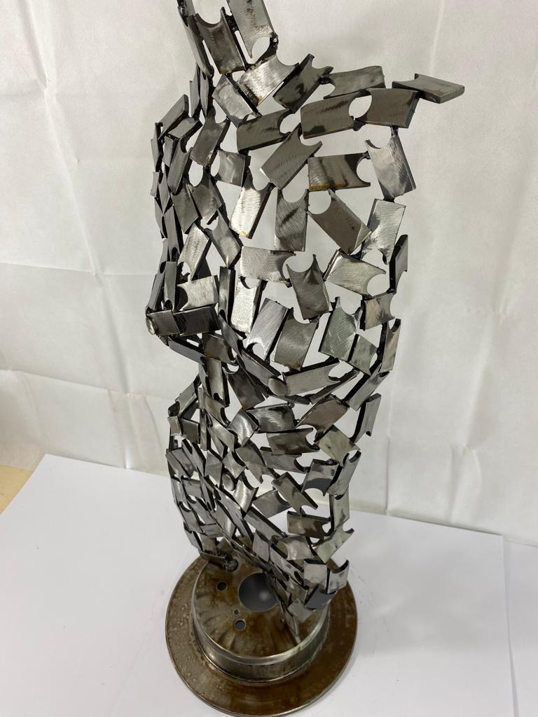 Aphrodite Statue , Metal Sculpture, Female Body, Metal Female Art Sculpture