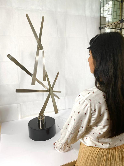 "Pedestal" stainless steel sculpture Sculpture