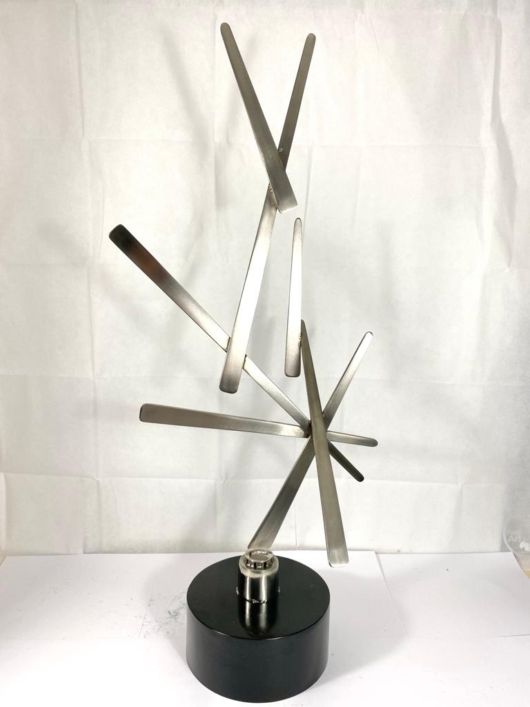 "Pedestal" stainless steel sculpture Sculpture