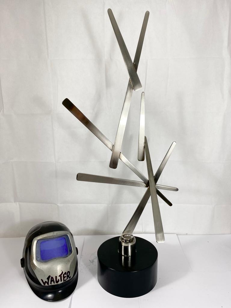 "Pedestal" stainless steel sculpture Sculpture