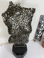 Metal 100% art abstract sculpture Metallic torso of woman, Artisan Sculpture, Metallic Sculpture, metal sculpture of a woman