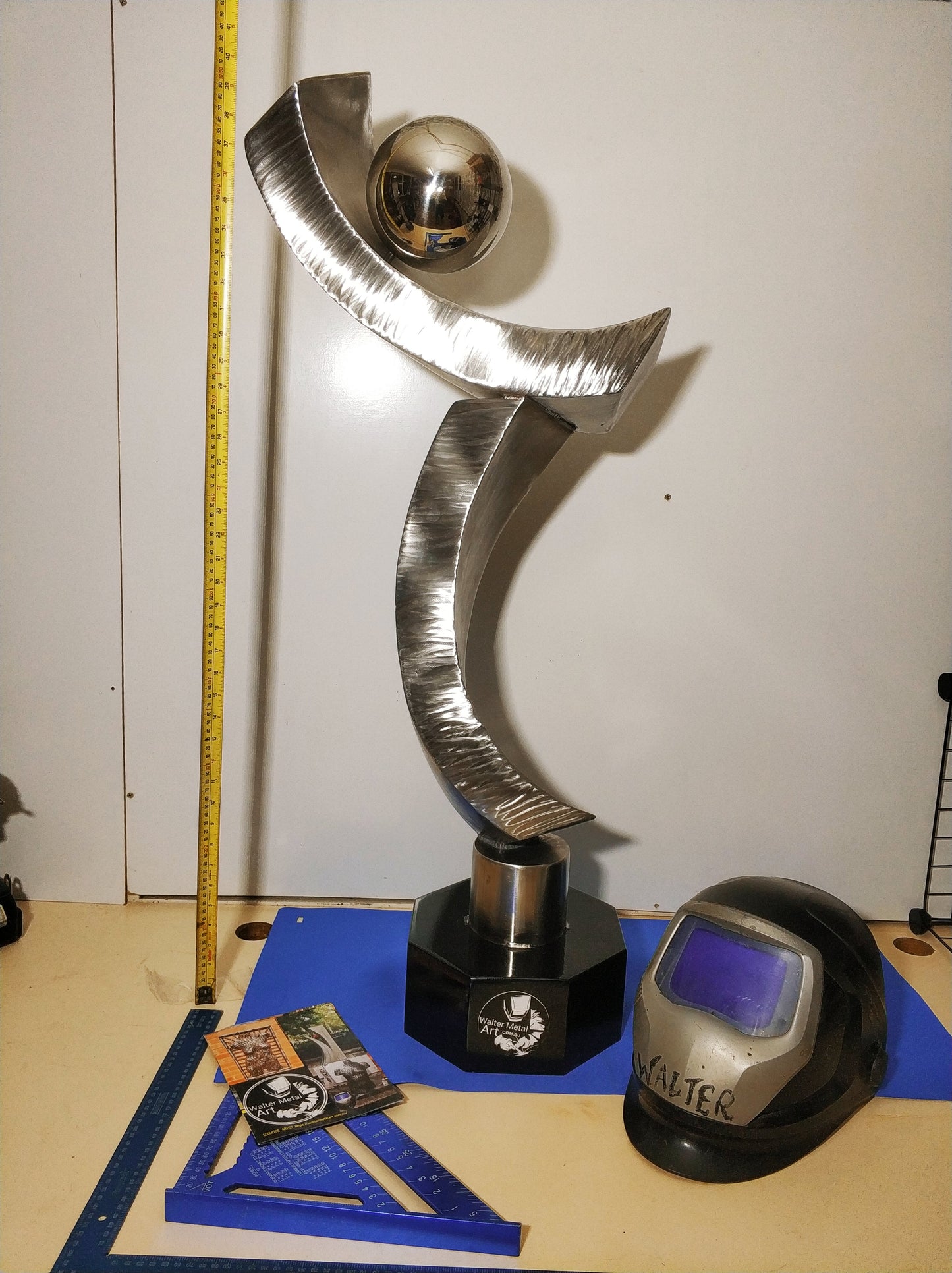 ¨Spiral twist" 316L stainless steel sheet Modern Sculpture